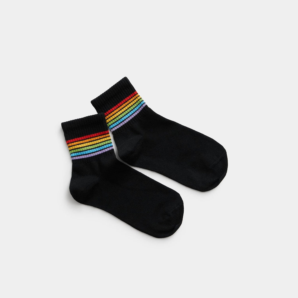 Rainbow Sneaker - Socken schwarz - Natural Vibes Clothing