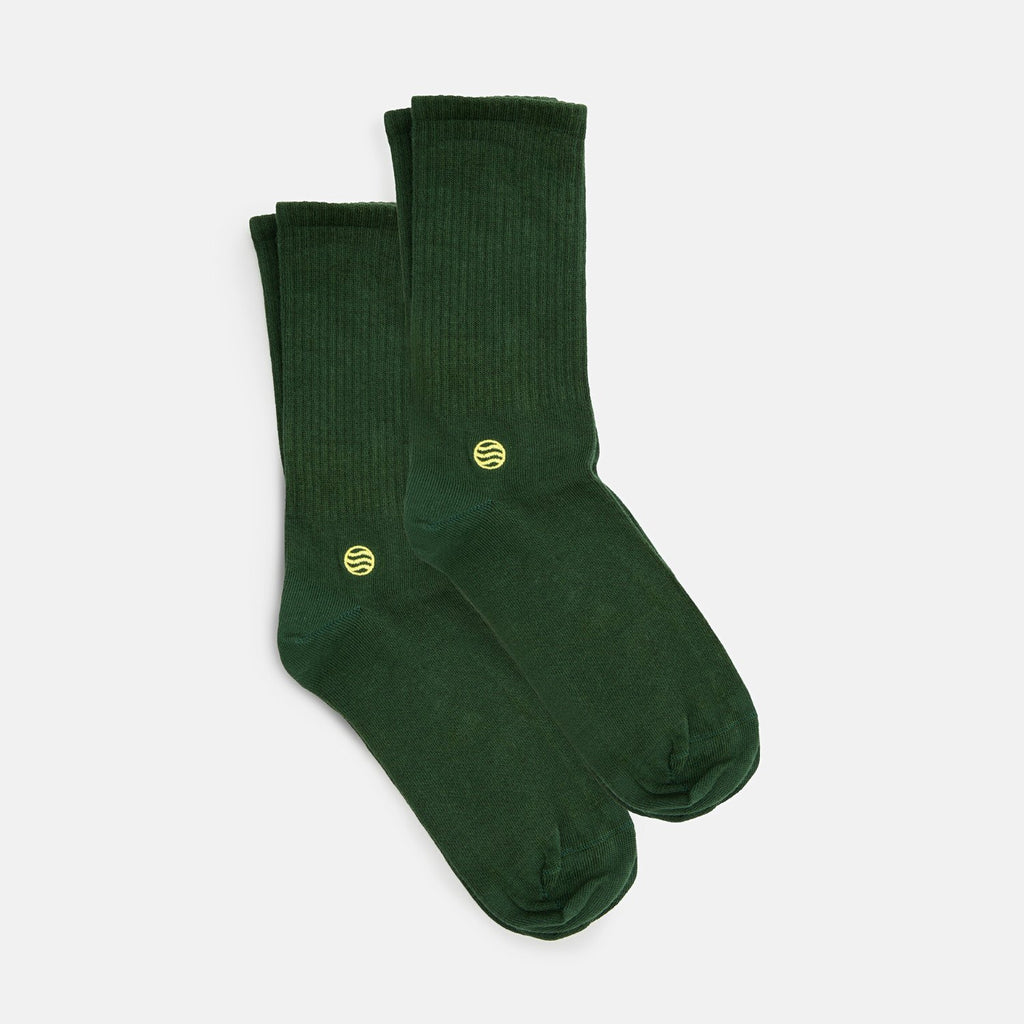 Retro Style Tennissocken Grün (2er Pack) - Natural Vibes Clothing