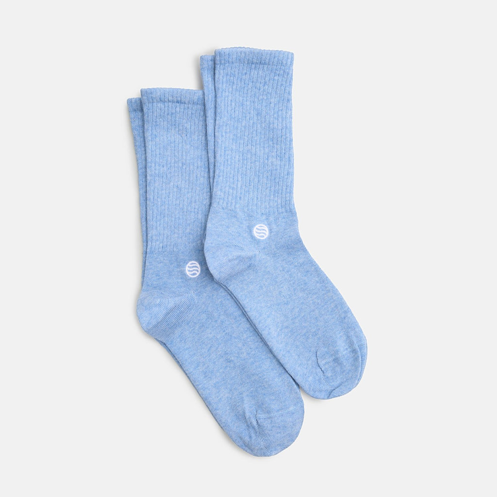 Retro Style Tennissocken Hellblau (2er Pack) - Natural Vibes Clothing