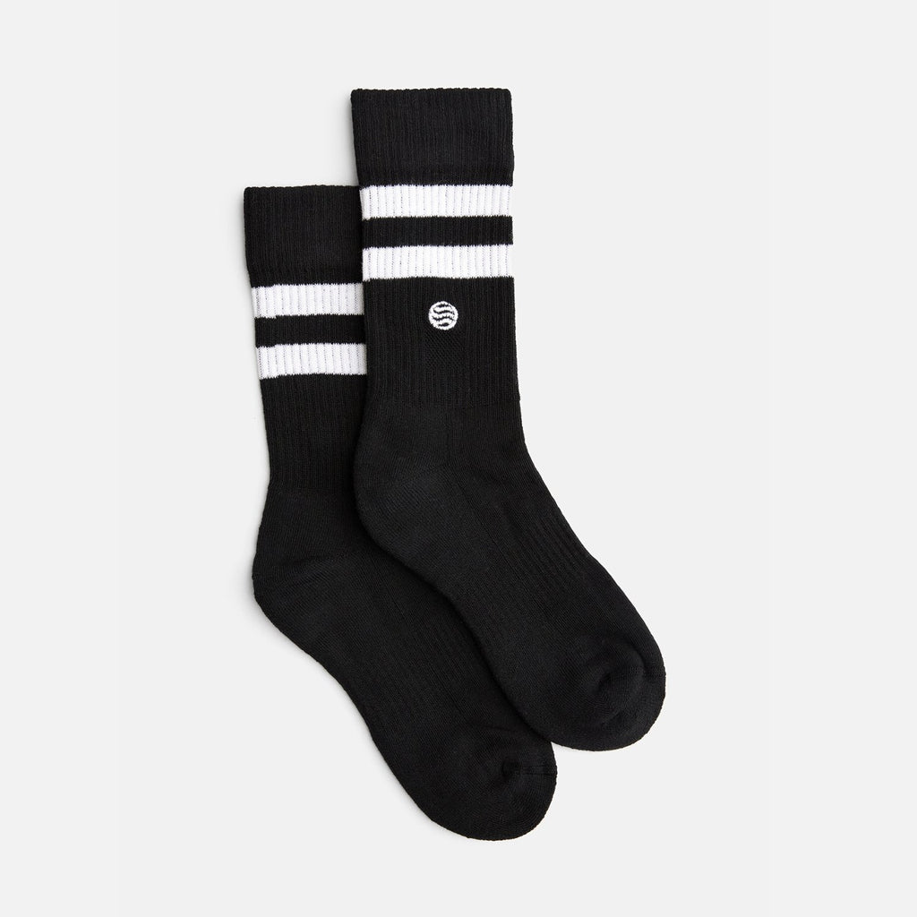 Retro Tennissocken schwarz - Natural Vibes Clothing