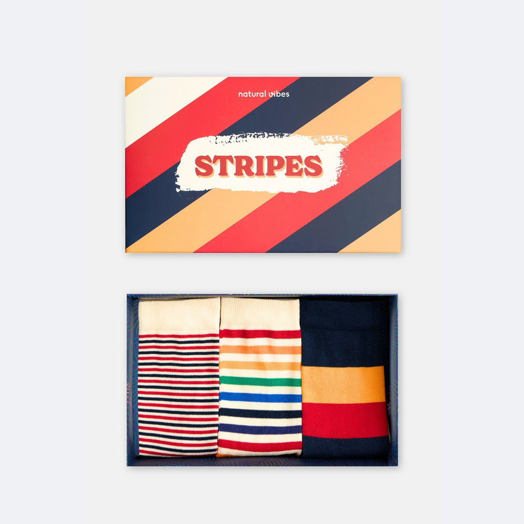 Stripes Geschenkset (3er Pack) - Natural Vibes Clothing