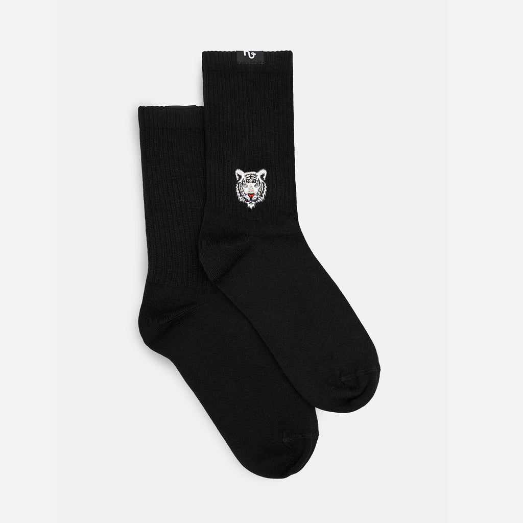 Tiger Tennissocken schwarz - Natural Vibes Clothing