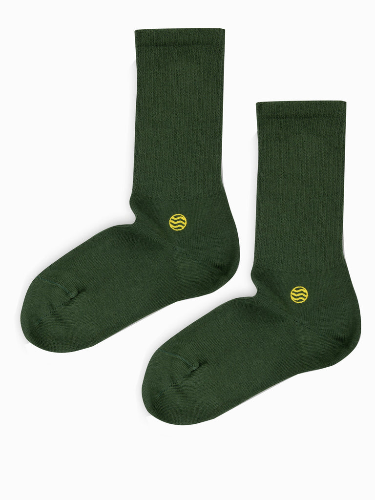 2 Paar Green Retro Socken - Natural Vibes Clothing