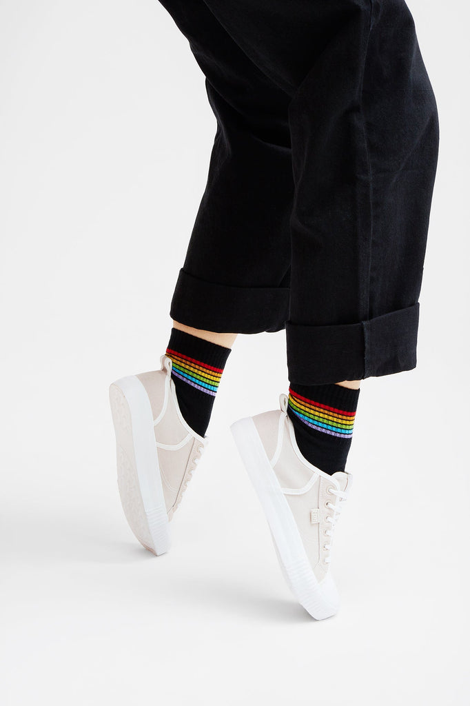 3 PACK Rainbow Sneakersocken - Natural Vibes Clothing