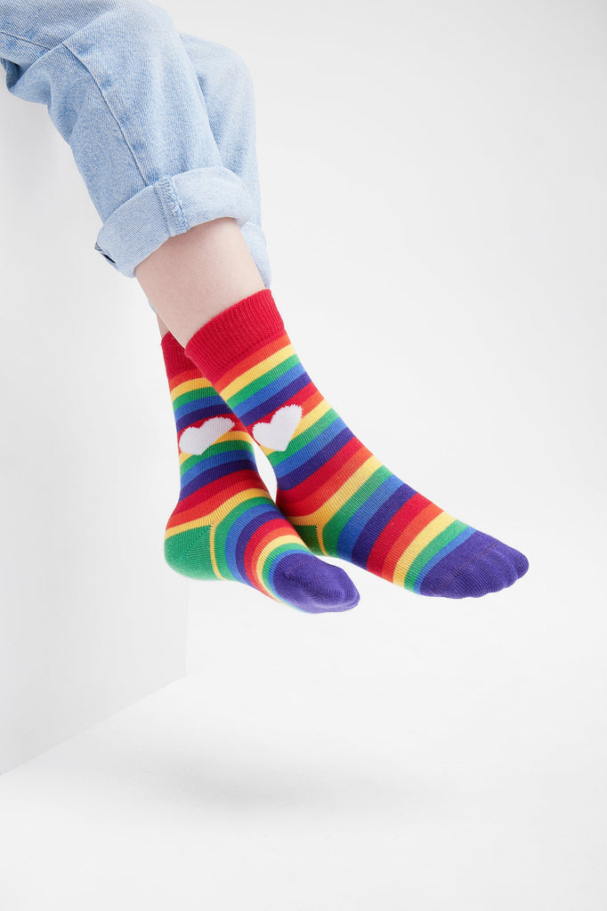 Rainbow Kinder Socken - Natural Vibes Clothing