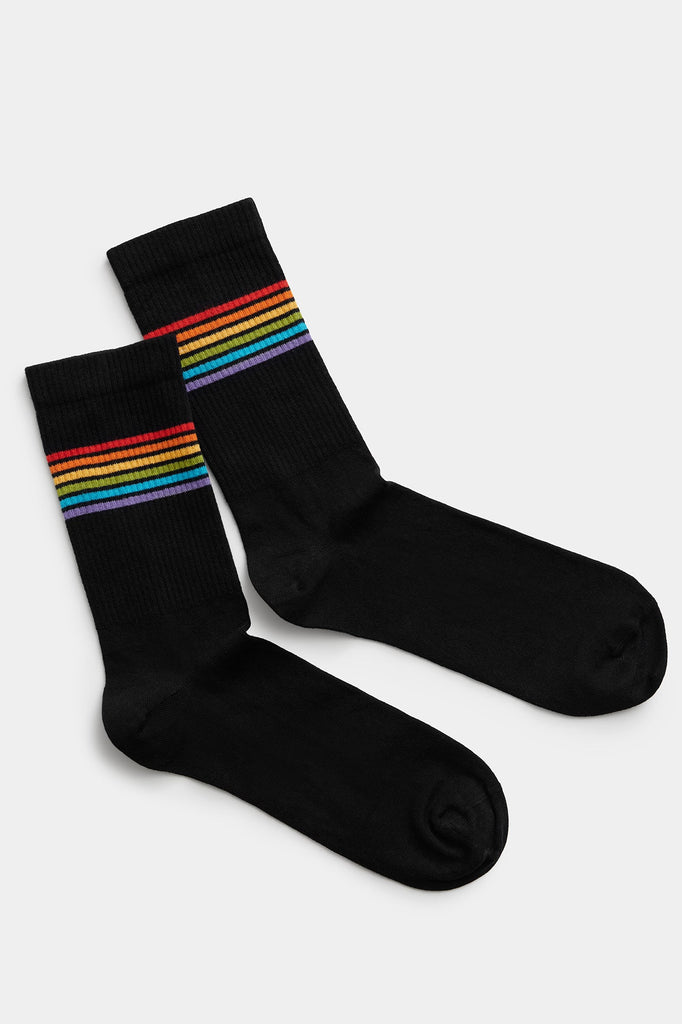 Stripes Socken schwarz - Natural Vibes Clothing